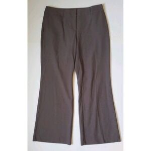 J. Jill Genuine Fit At Waist Pants Womens 12P Stretch Trousers Expresso Brown